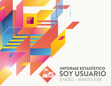 Informe Estadístico Soy Usuario 2018. Enero-Marzo