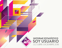 Informe Estadístico Soy Usuario 2018. Octubre-Diciembre