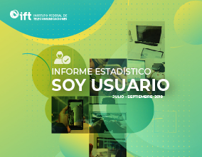 Informe Estadístico Soy Usuario 2019. Julio-Septiembre