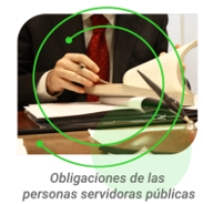 Icono de acceso al apartado Obligaciones de las personas servidoras públicos