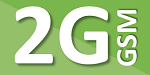 Icono decorativo de la tecnología 2G GSM