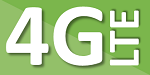 Icono decorativo de la tecnología 4G LTE