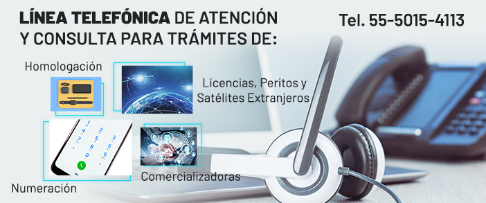 Banner de línea telefónica de atención y consulta 5550154113