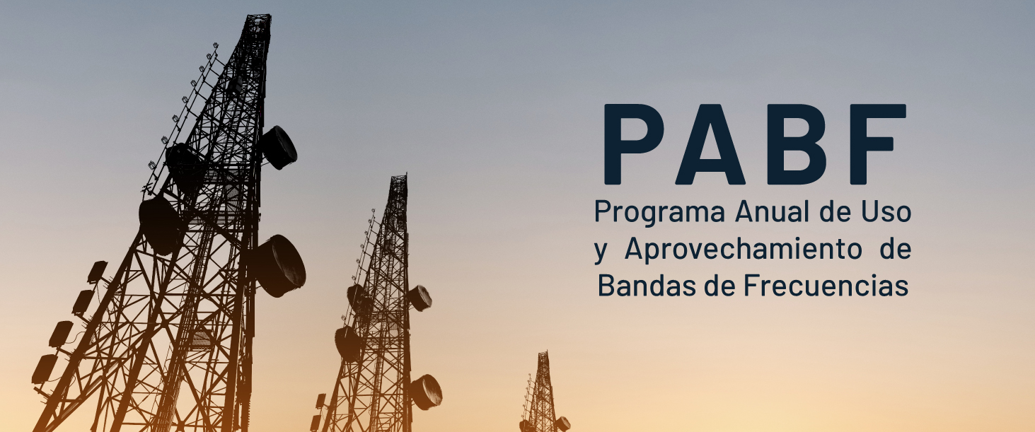 Banner Programa Anual de Uso y Aprovechamiento de Bandas de Frecuencias 2023