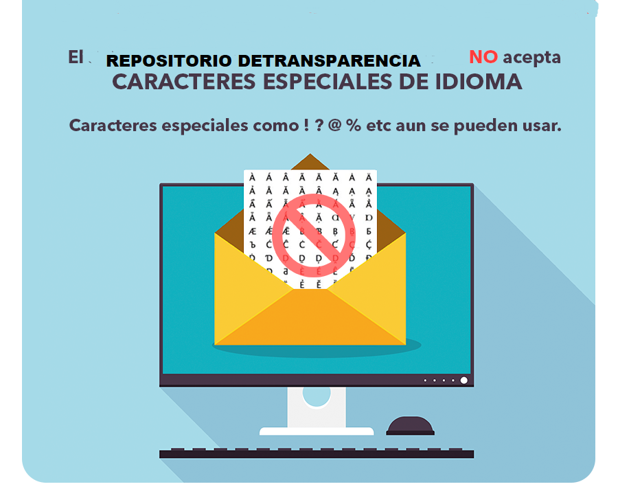 No se aceptan  caracteres Especiales 