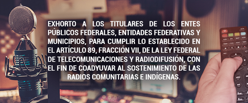 Banner Exhorto para cumplir lo establecido en el art. 89, fracc. vii