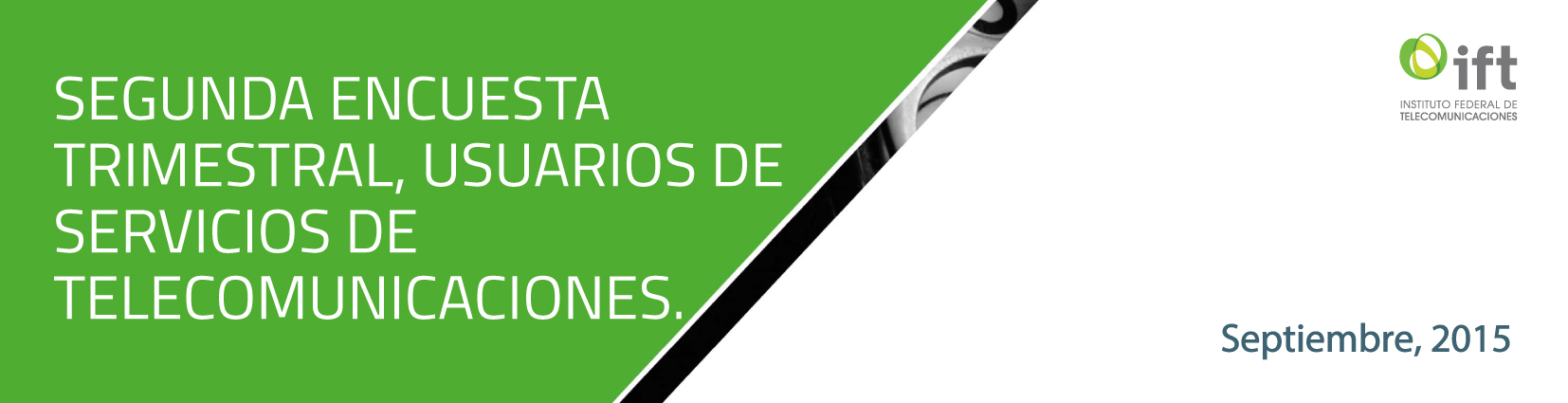 Portada del Primer Informe en Materia de Accesibilidad a Servicios de Telecomunicaciones para Personas con Discapacidad