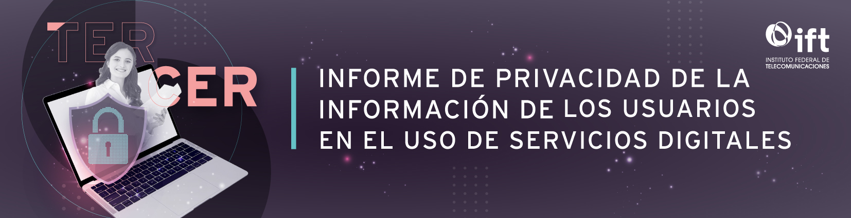 portada del reporte 3er informe de privacidad