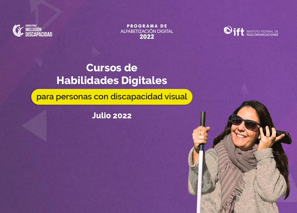 Habilidades digitales para personas con discapacidad visual