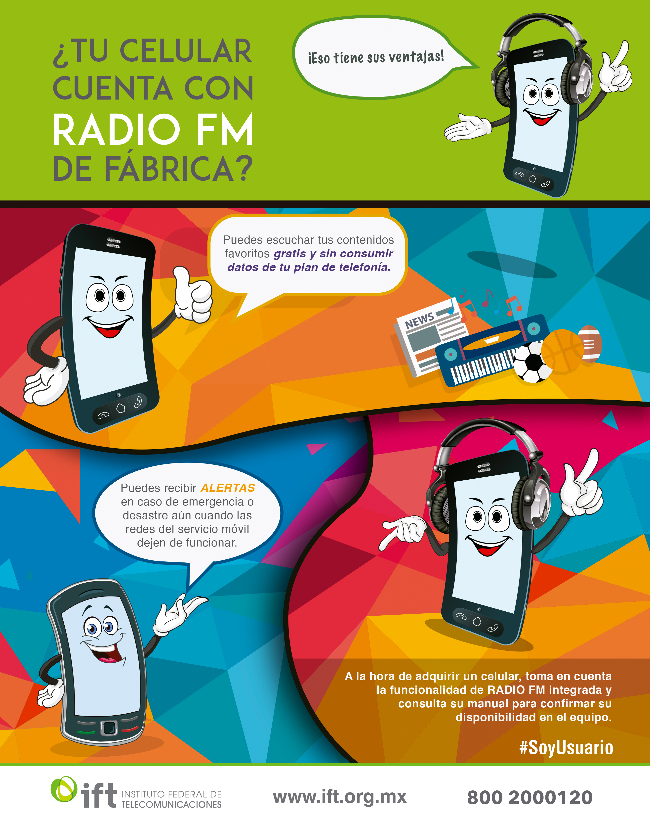 Infografia ¿Tu celular cuenta con radio fm de fábrica?