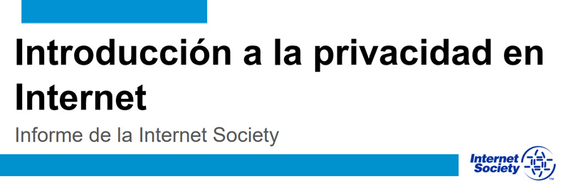 Encabezado Informe de políticas: Privacidad
