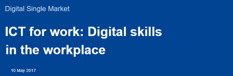 Encabezado TIC para el trabajo: habilidades digitales en el lugar de trabajo