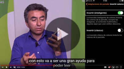 Imagen decorativa de Tutoriales iOS Opciones para baja visión