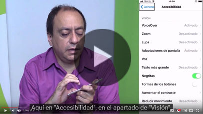 Imagen decorativa de Tutoriales iOS Gestos con VoiceOver