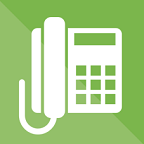 Icono decorativo telefonía fija